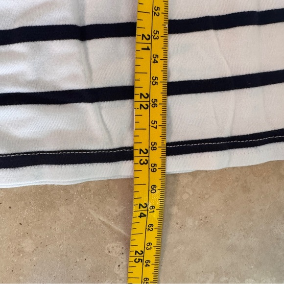 GAP Black Stripe Long Dolman Sleeve Round Neck Womens Size M Tee Shirt - Picture 9 of 12